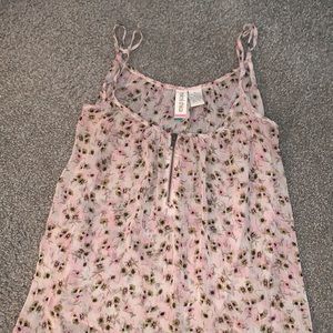 Floral tank top